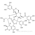 b-D-Glucopyranose,1,3,6-tris(3,4,5-trihydroxybenzoate), cyclic 2®2:4®1-ester with (2S)-[(3R,4S)-5-carboxy-3,4-dihydro-3,7,8-trihydroxy-2-oxo-2H-1-benzopyran-4-yl]butanedioicacid CAS 18942-26-2